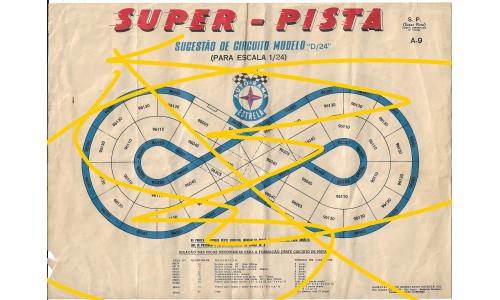 Autorama Estrela - Manual 1960 A-09-A Super Pista